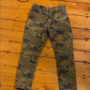 Madewell camo pant